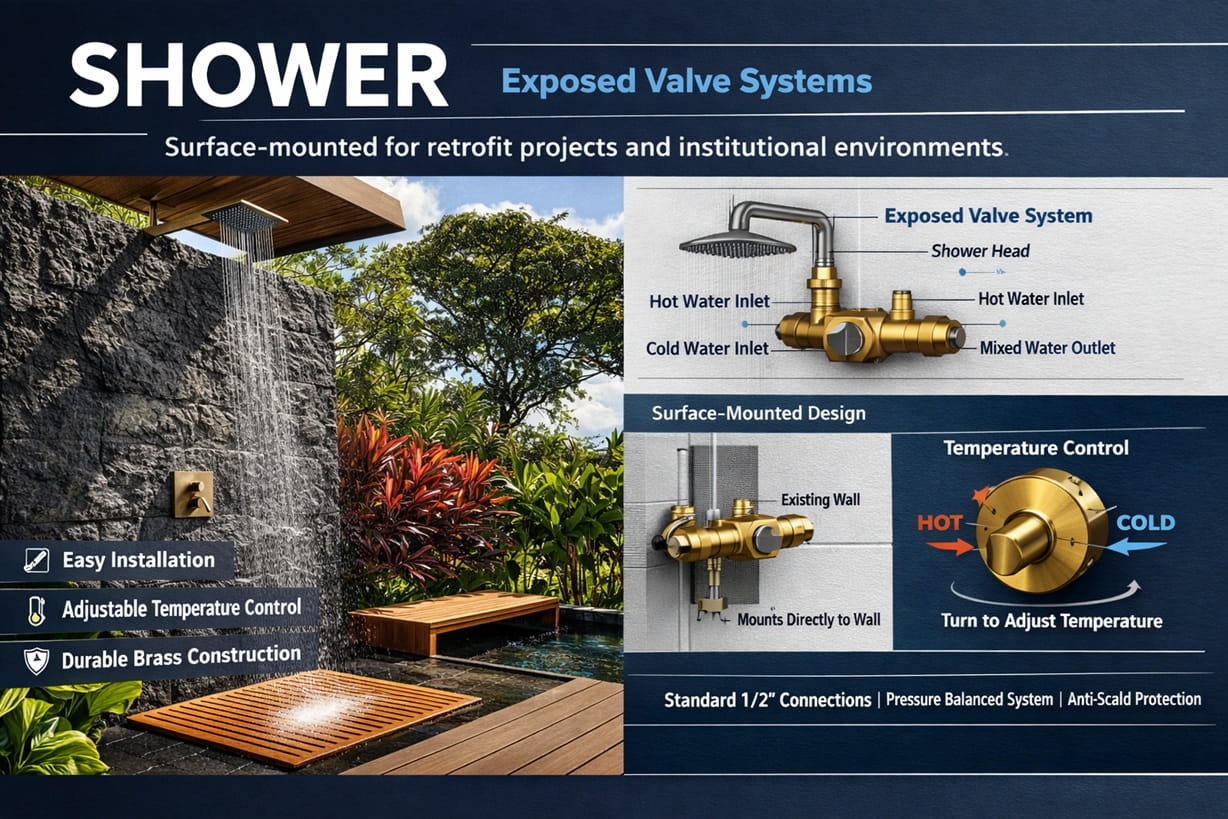 Exposed Thermostatic Valve